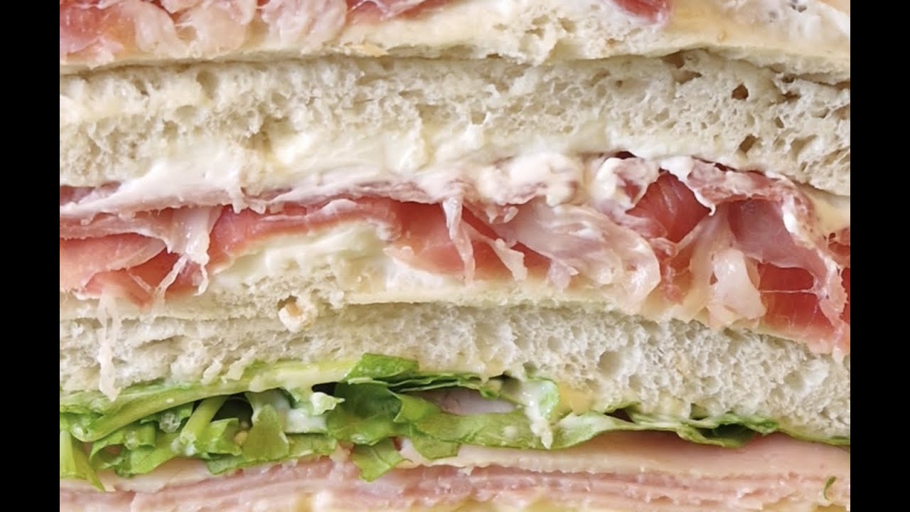 SANDWICHES DE MIGA CASEROS Acqua Rosa Recetas YouTube