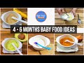 4 month baby food  baby puree recipes