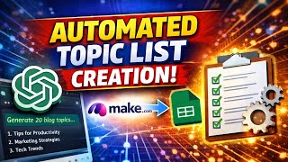 Stop Brainstorming Build an AI Topic Generator in 15 Minutes