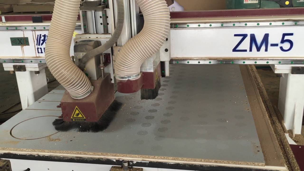Quick Cnc Router Quick CNC K5 panel cutting and drilling jinan quick cnc router - YouTube