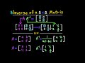 Inverse of a 2x2 Matrix