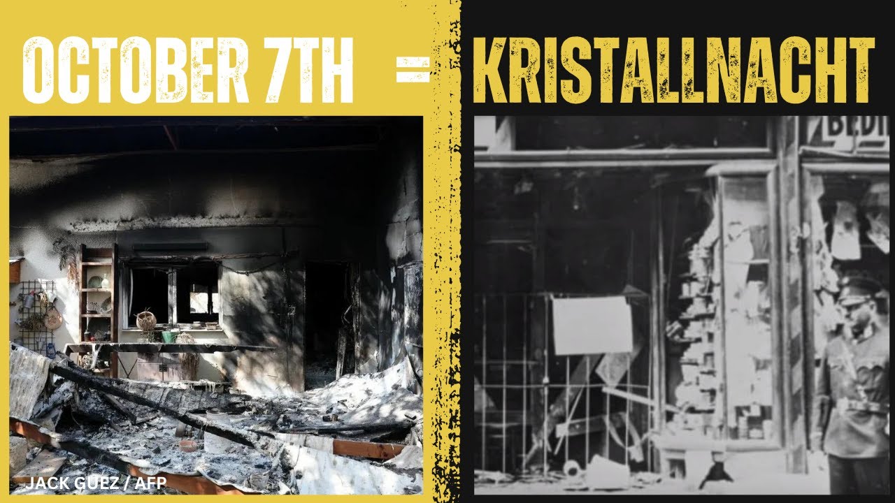 October 7th was Our Kristallnacht WAKE UP JEWS!!!