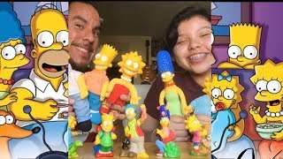 1990 The Simpsons Burger King Dolls & Toys Daddy Daughter Retro Review