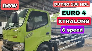 Review new hino dutro 136 hdl euro 4 common rail Xtralong