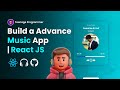 🟦 Build A Advance Music Player Application with React JS | Fully Customized