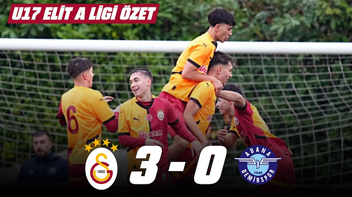 Galatasaray  3-0 Adana Demirspor |  U17 Elit A Ligi 20. Hafta Özet