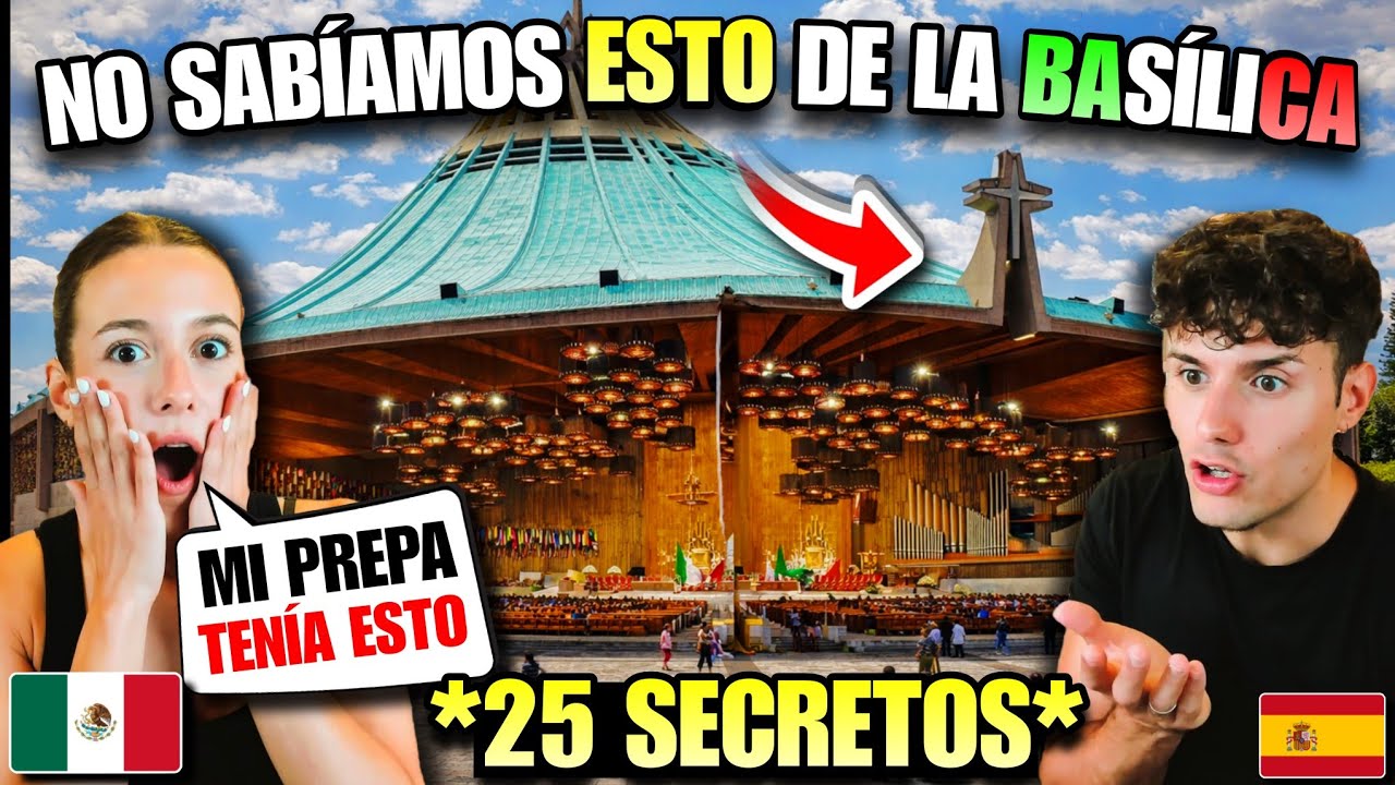 ESPAÑOLA quedó IMPRESIONADA al VER LA BASÍLICA de GUADALUPE por PRIMERA VEZ 🇲🇽🙏 *IMPRESIONANTE*