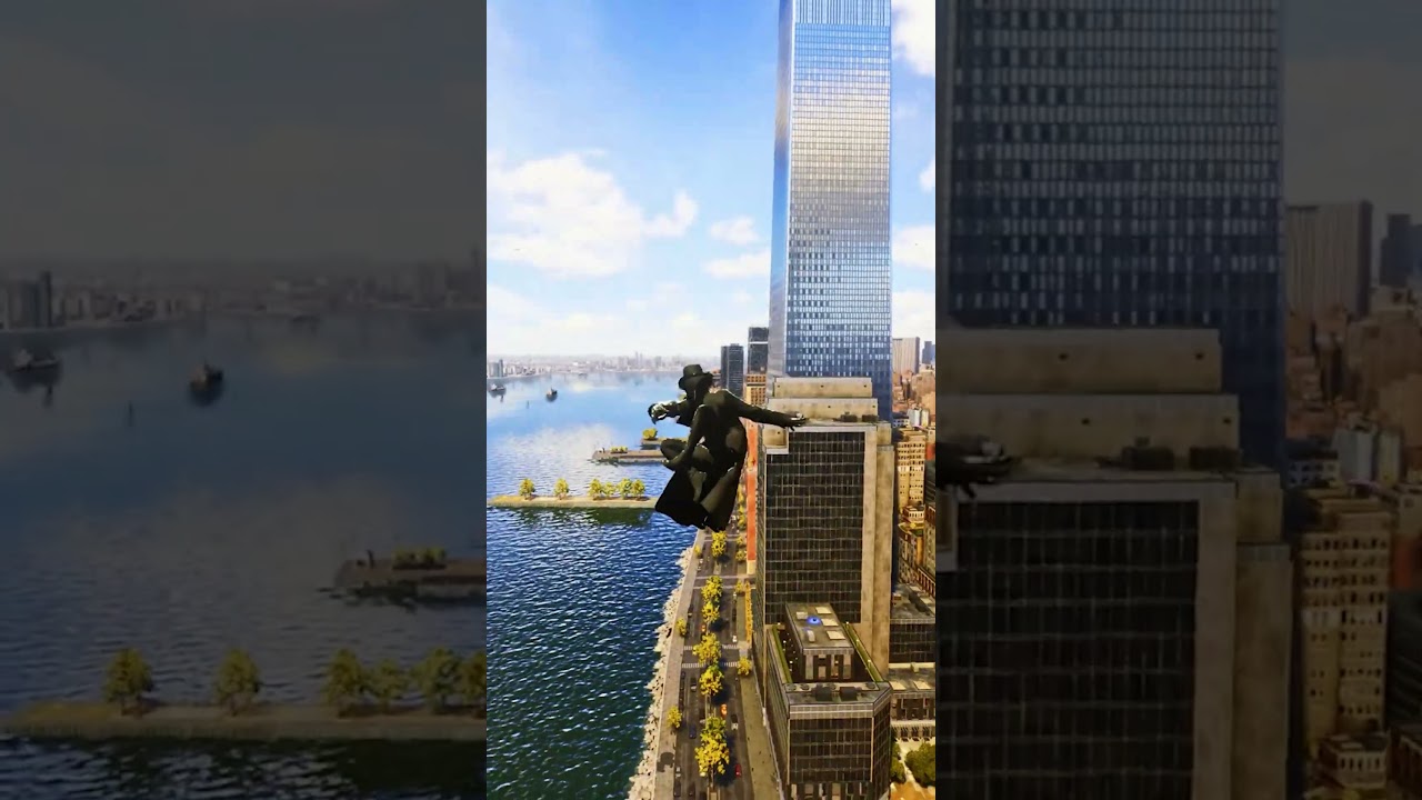 Marvel's Spider-Man 2 Peter Parker PC ITSV Noir Suit Web Swing 