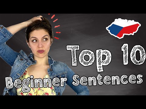 Top 10 CZECH beginner sentences