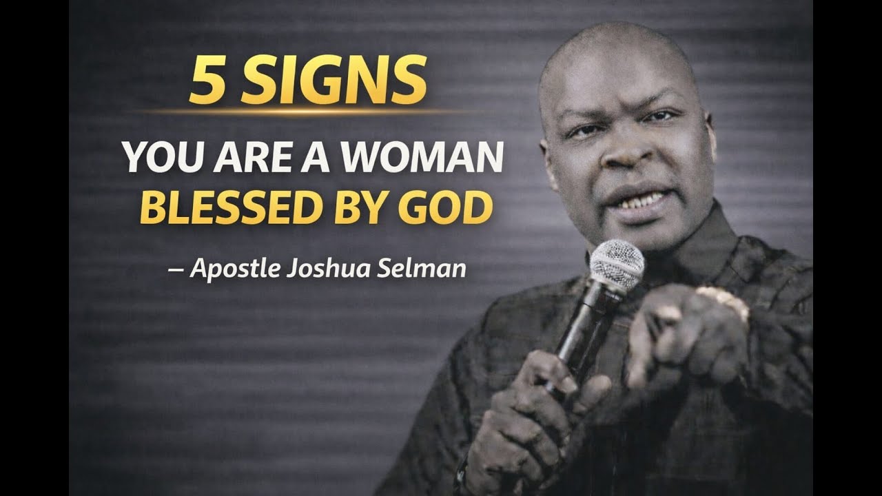 5 Signs You Are A Woman Blessed By God | Apostle Joshua selman