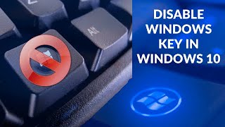 how to disable keyboard keys in windows 7 & windows 10