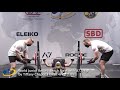 World Junior Record Bench Press with 87.5 kg by Tiffany Chapon FRA in 47kg class