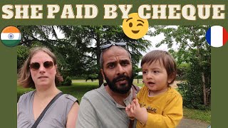 Police Station | Sunday Market | Paying By Cheque & Printer ||🇮🇳🇫🇷Indian In France