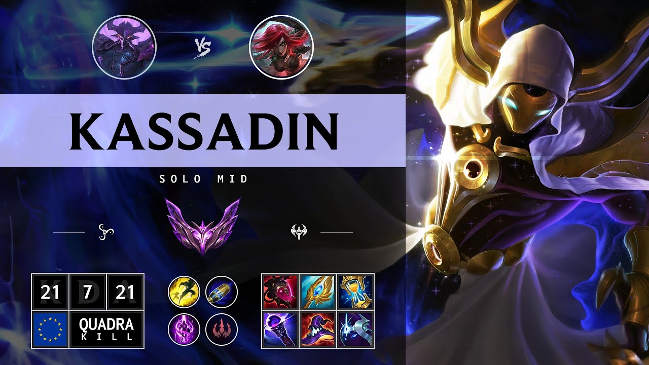 Kassadin Mid vs Katarina - EUW Master Patch 14.14
