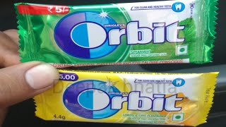 Wrigleys Orbit Spearmint and lemon flavour chewing gum