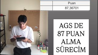 Ags De Nasil 87 Aldim -Derece Yapma Sürecim-