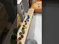 デカビー玉連鎖反応☆木製コースasmr #ピタゴラスイッチ #marblerun #viral #satisfying #shorts