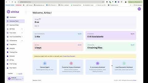 Create AI agents in under 3 minutes with ainisa.com