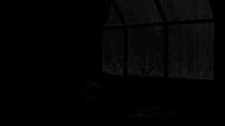 ⛈️ Storm Outside the Blinds – Claustrophobic Calm with Heavy Rain & Thunder