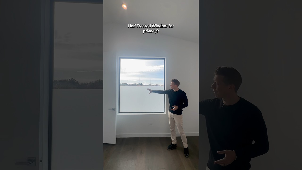 Half Frosted Window for privacy? 