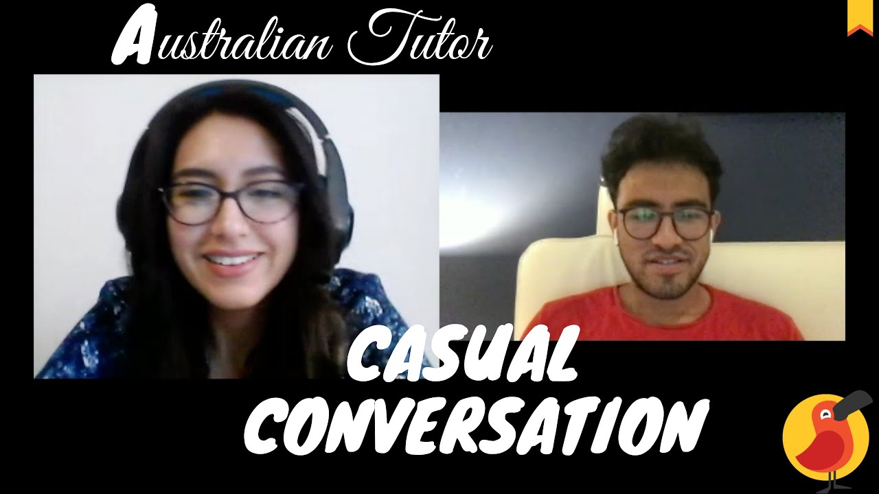 Casual Conversation on Cambly with Australian tutor