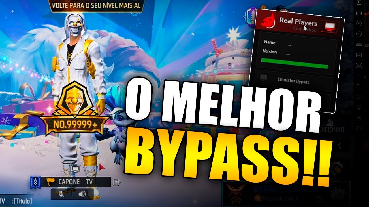 TUTORIAL BYPASS ATUALIZADO COMO BAIXAR E JOGAR - REAL PLAYER