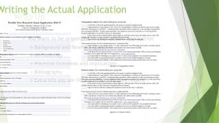 How to Apply to a Research Grant