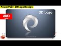 16.Design 3D logo in Microsoft Powerpoint | Graphic Design | Free Template
