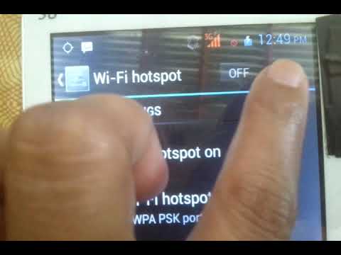 Video: Paano Mag-set Up Ng Isang Hotspot Sa Isang Mobile