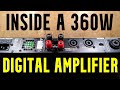 Inside a 360w digital amplifier