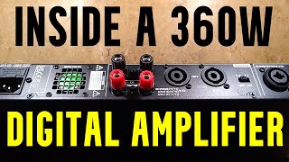 Inside a 360W digital amplifier