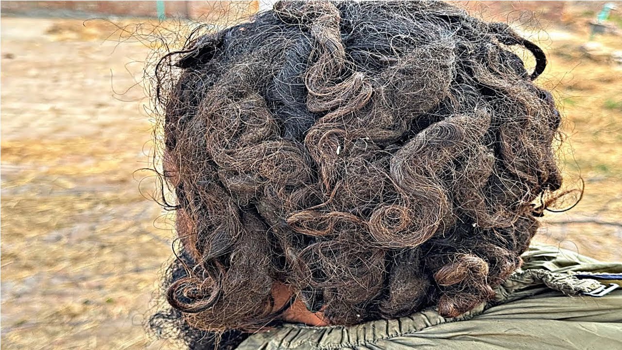 Very Dirty Hair Transformation | Young 40-Year Homeless Man | Dirty Man | 8-Year Insane Homeless