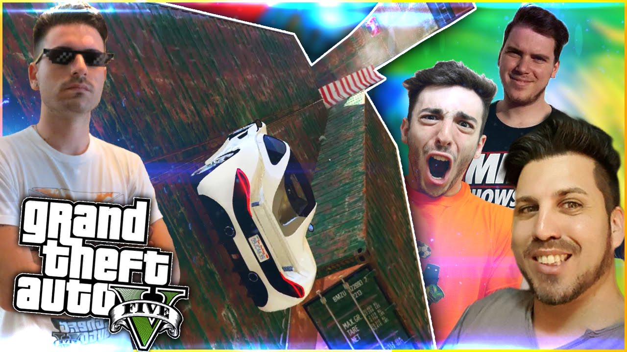 WALLRIDE QUINTUPLO!! - GTA V ONLINE w/Murry BrazoCrew & MikeShowSha