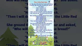 📖The Little Red Hen Story🐔 #shorts #shortsvideo #english #englishlearning #youtubechannel #forme