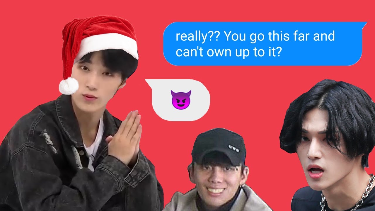 Ateez texts - ThE oNe WiTh ThE cHriStMaS DrAmA
