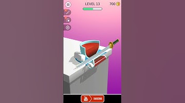 ASMR Slicing Gameplay Walkthrough Level 13 #Shorts