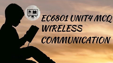 EC6801 | Wireless Communication UNIT 4 | MCQ Explained in Tamil