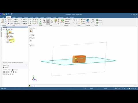 Aerodynamics of a FSAE Car - Geometry Preparation in ANSYS SpaceClaim - Part 1