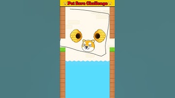 Pet save challenge😯#shorts  #games #shortgame #short #video #gameplay #gaming #viral #shortvideo