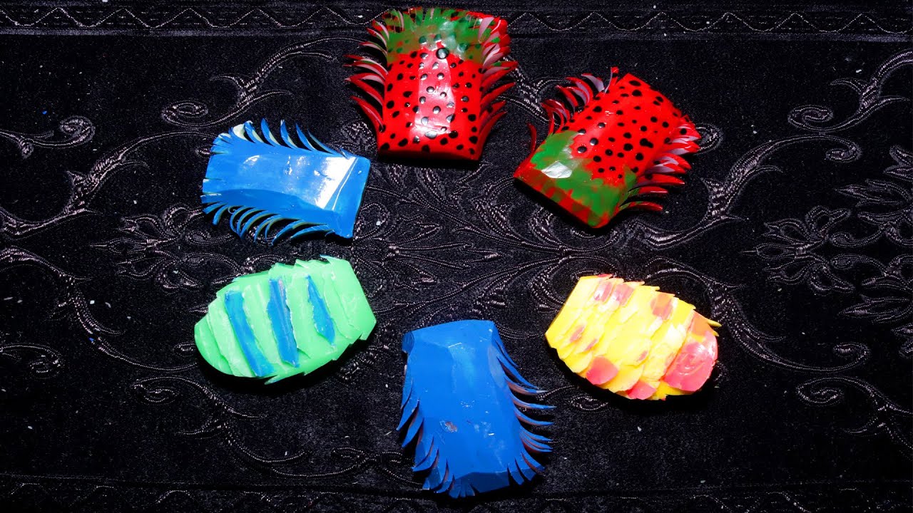 ASMR Soap/ cutting paint soap - YouTube