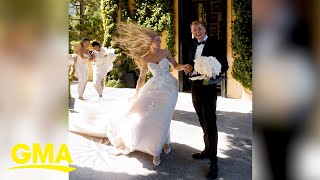 There were record winds on this couple’s wedding day and the photos are epic
