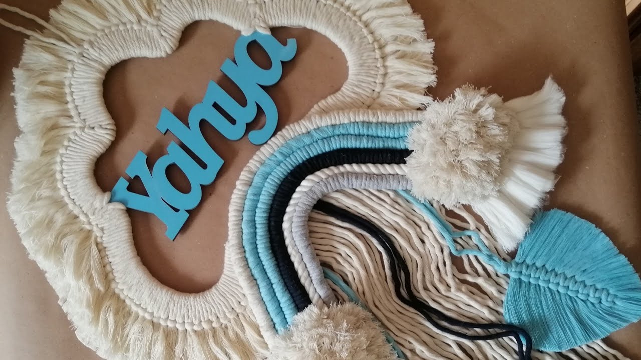 سحابه مكرميه cloud macrame كل اللي هتحتاجي ليه لعمل سحابه باحترافيه هتلاقي هنا