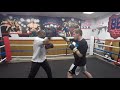 Padwork with peter steward at boxing914