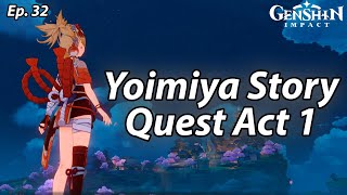 Download lagu Yoimiya Story Quest Act 1 | Dreamlike Timelessness All Cutscenes No Commentary EN Dub