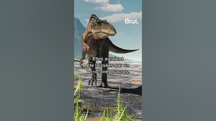 Des traces de pas de dinosaure à cause de la sécheresse