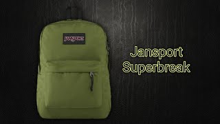Mochila Jansport Superbreak Olive Green Verde Review Youtube