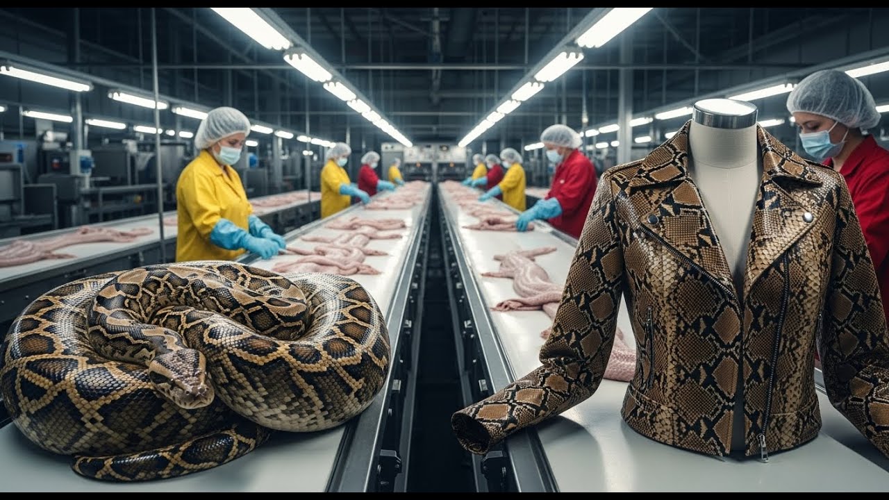 What Happens When You Wear a Luxury Jacket Made from REAL Snake Skin Every Day?