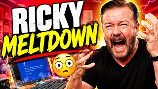 Ricky Gervais LOSES IT After PC Crash 💀