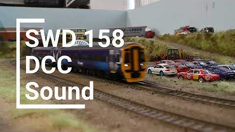 Bachmann Class 158 With SWD DCC Sound (Free Sound File)