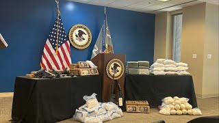 ‘We’re everywhere’: Hundreds pounds of drugs, 110 guns seized after months-long investigation in...